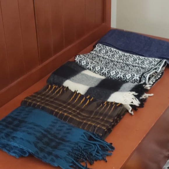 Assorted Plaid + Patterned Blanket Scarves - Picture 2 of 4